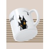 Baskılı Kupa Bardak Seramik Mug - Perili Ev Halloween