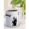 Baskılı Kupa Bardak Seramik Mug - Perili Ev Halloween