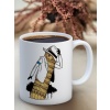 Baskılı Kupa Bardak Seramik Mug - Pisa Kulesi Michael Jackson