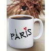 Baskılı Kupa Bardak Seramik Mug- Paris