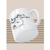 Baskılı Kupa Bardak Seramik Mug - Keyifler Gıcır Gıcır