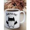 Baskılı Kupa Bardak Seramik Mug - Surprise