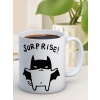 Baskılı Kupa Bardak Seramik Mug - Surprise