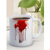 Baskılı Kupa Bardak Seramik Mug -Kan