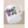 Baskılı Kupa Bardak Seramik Mug - Renkli Kelebekler