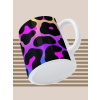 Baskılı Kupa Bardak Seramik Mug - Parlak Leopar Desen