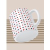 Baskılı Kupa Bardak Seramik Mug - Karo desen