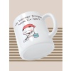 Baskılı Kupa Bardak Seramik Mug - Nede Ev İşi Bitiyor..