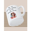 Baskılı Kupa Bardak Seramik Mug - Dinlemiyorum