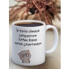 Baskılı Kupa Bardak Seramik Mug - Zorluk Çıkartmayın