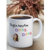 Baskılı Kupa Bardak Seramik Mug - Dıptıs Dıptıs