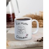 Baskılı Kupa Bardak Seramik Mug -Evli, Mutlu Çocuklu..