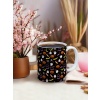Baskılı Kupa Bardak Seramik Mug - Halloween Figürleri