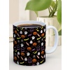 Baskılı Kupa Bardak Seramik Mug - Halloween Figürleri