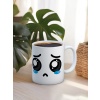 Baskılı Kupa Bardak Seramik Mug - Ağlayan Emoji