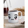 Baskılı Kupa Bardak Seramik Mug - Emoji
