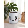 Baskılı Kupa Bardak Seramik Mug - Emoji
