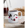Baskılı Kupa Bardak Seramik Mug - Şımarık Emoji