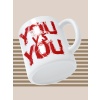 Baskılı Kupa Bardak Seramik Mug - You vs You