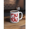 Baskılı Kupa Bardak Seramik Mug - You vs You
