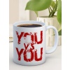 Baskılı Kupa Bardak Seramik Mug - You vs You