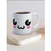 Baskılı Kupa Bardak Seramik Mug - Üzgün Emoji
