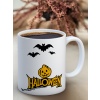 Baskılı Kupa Bardak Seramik Mug - Halloween Bal Kabağı