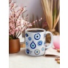 Baskılı Kupa Bardak Seramik Mug - Nazar Göz