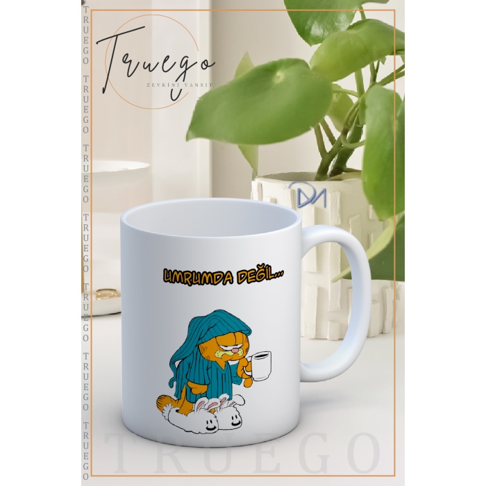Baskılı Kupa Bardak Seramik Mug - Umrumda Değil
