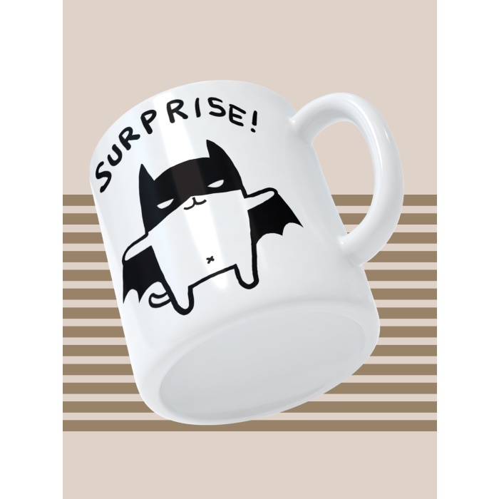 Baskılı Kupa Bardak Seramik Mug - Surprise