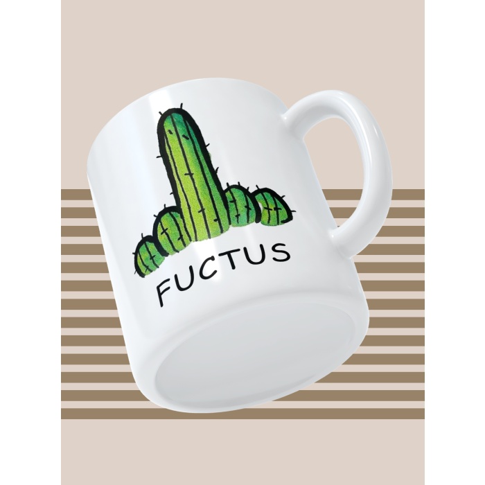 Baskılı Kupa Bardak Seramik Mug - Fuctus