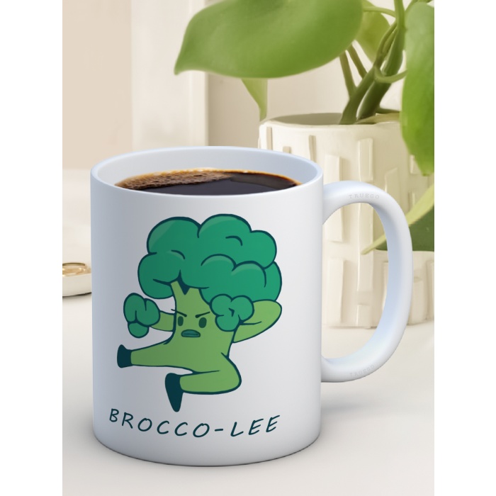 Baskılı Kupa Bardak Seramik Mug - Brocco- Lee
