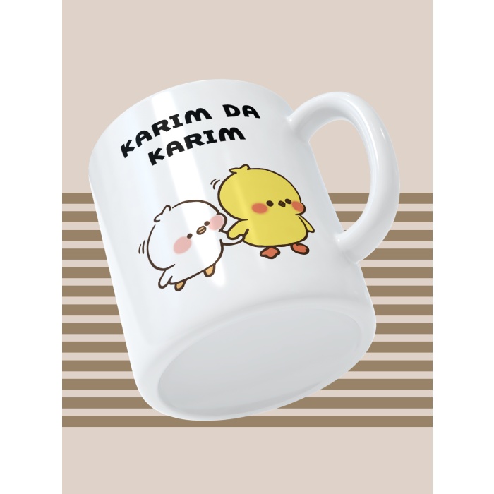 Baskılı Kupa Bardak Seramik Mug - Karım da Karım