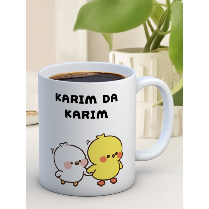 Baskılı Kupa Bardak Seramik Mug - Karım da Karım