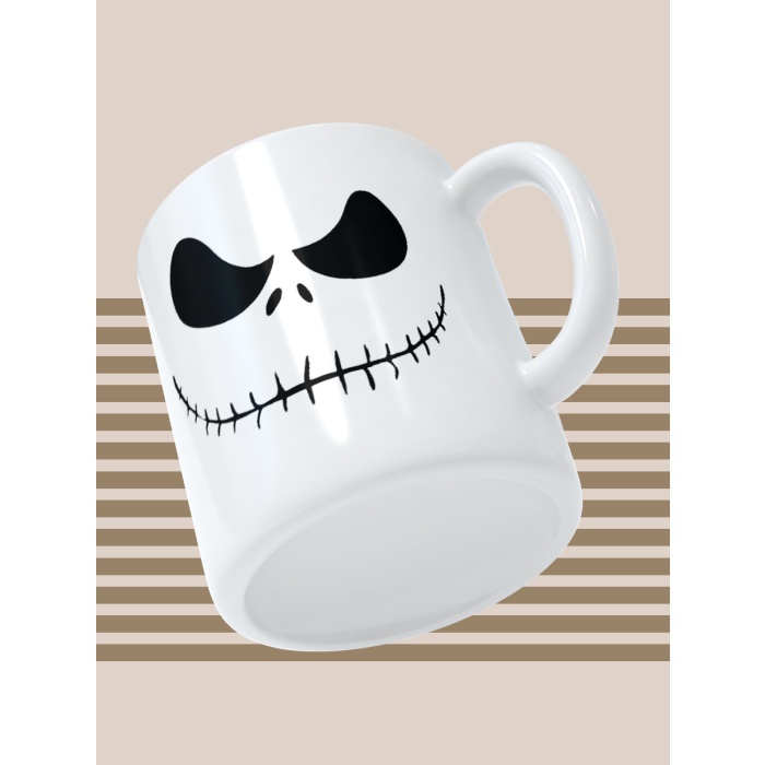 Baskılı Kupa Bardak Seramik Mug -Halloween