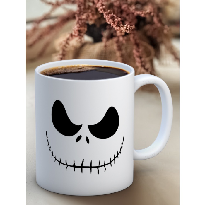 Baskılı Kupa Bardak Seramik Mug -Halloween