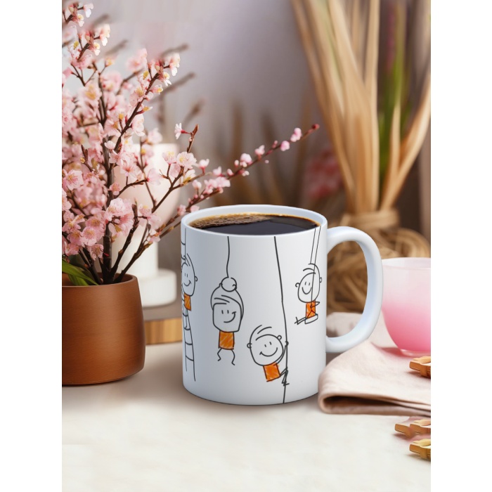 Baskılı Kupa Bardak Seramik Mug - Çizgi Karakterler