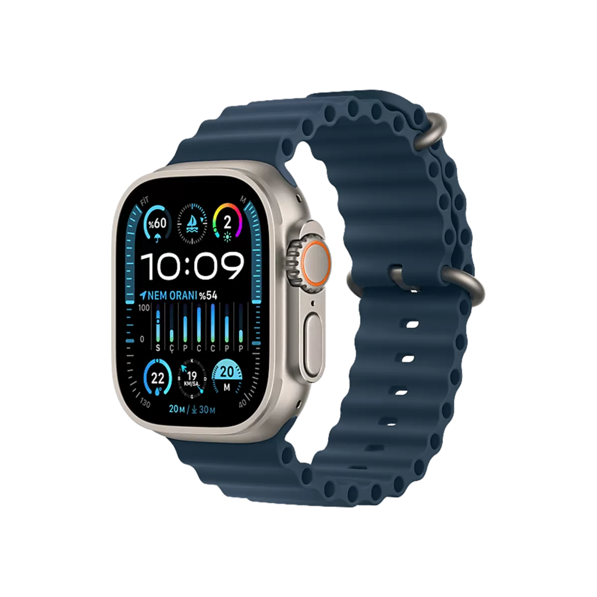 APPLE Apple Watch Ultra 2, 49mm Okyanus Mavisi Akıllı Saat