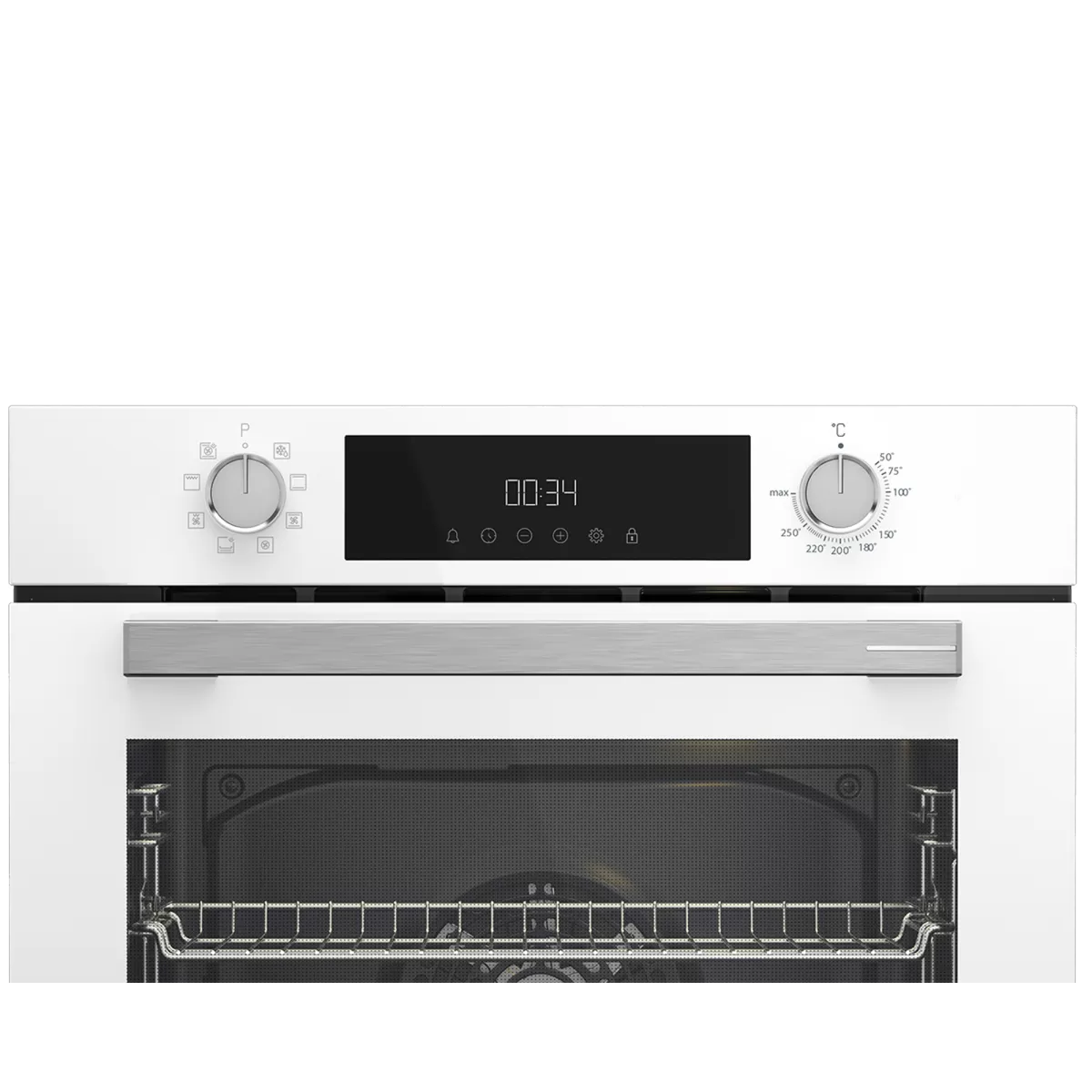 ARÇELİK AFC 340 B Fibona Serisi Ankastre Multifonksiyon Fırın Buhar Destekli Fırın