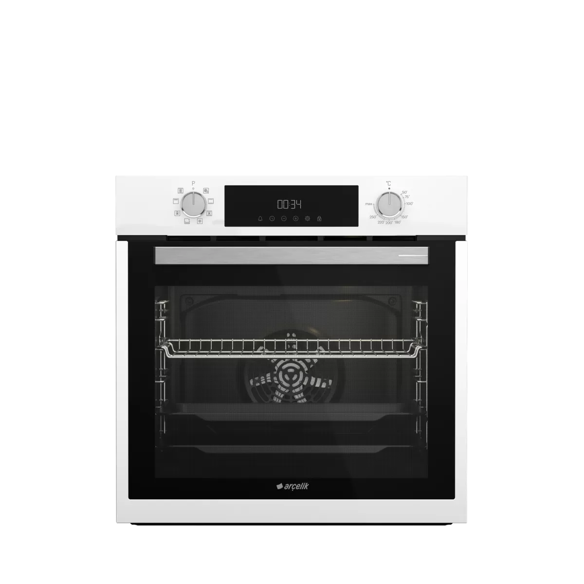 ARÇELİK AFM 340 B Fibona Serisi Ankastre Multifonksiyon Fırın Ankastre Standart Fırın