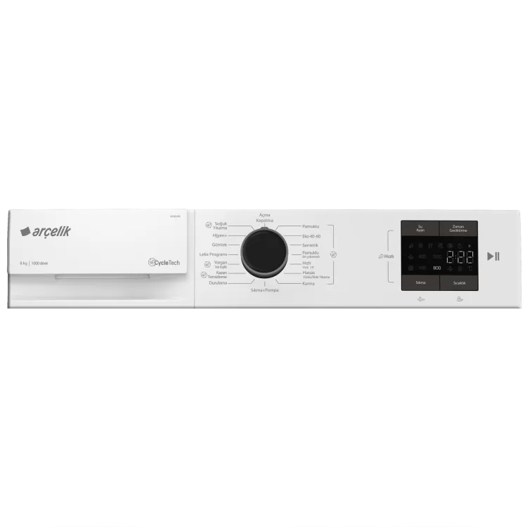 ARÇELİK 8100 MX 8 Kg Çamaşır Makinesi