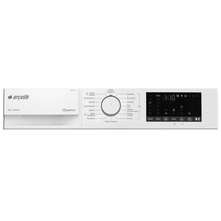 ARÇELİK 9120 TMX 9 Kg Çamaşır Makinesi