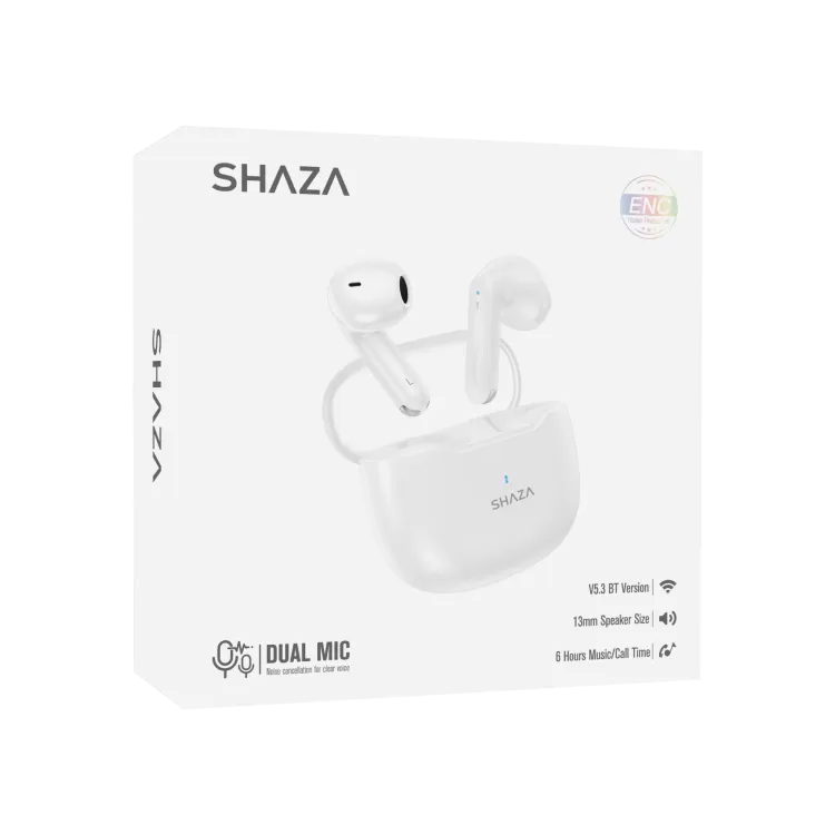 SHAZA SHAZA Air7 Bluetooth Kulaklık Beyaz Kulaklık