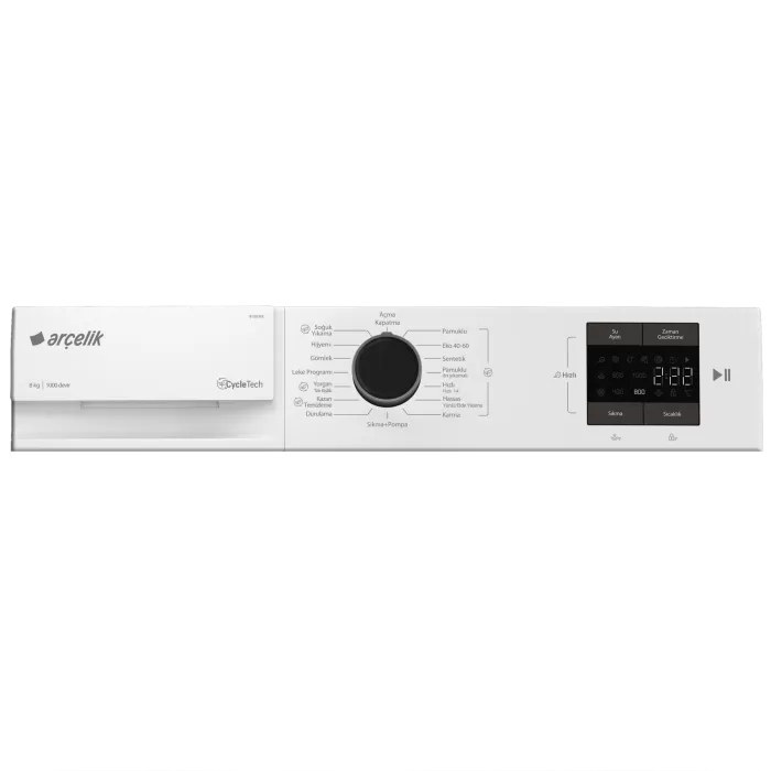 ARÇELİK 8100 MX 8 Kg Çamaşır Makinesi 457100000035