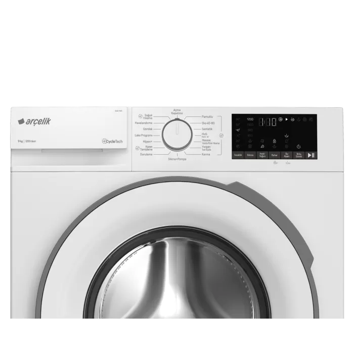 ARÇELİK 9120 TMX 9 Kg Çamaşır Makinesi 457100034700