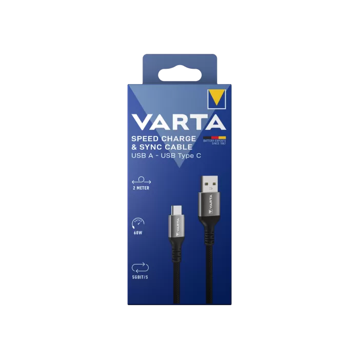 Varta VARTA Şarj Kablosu 2m A-C Şarj Kabloları 9229041600