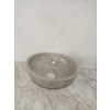 kahverengi bej mermer lavabo