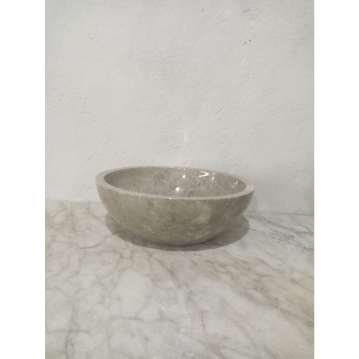 kahverengi bej mermer lavabo