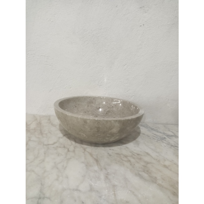 kahverengi bej mermer lavabo