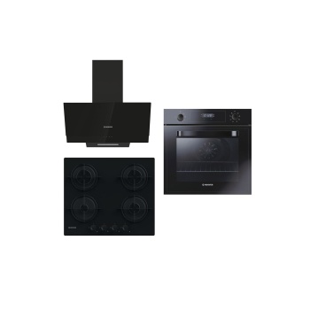 23-4 Siyah Cam 3lü Ankastre Set (3051b-hvw6mb-hdg6c2gbtk)